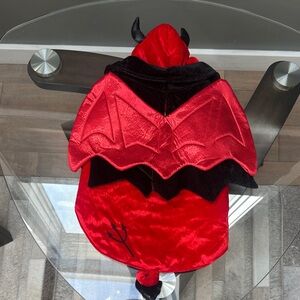 Red and Black Devil Costume for pets